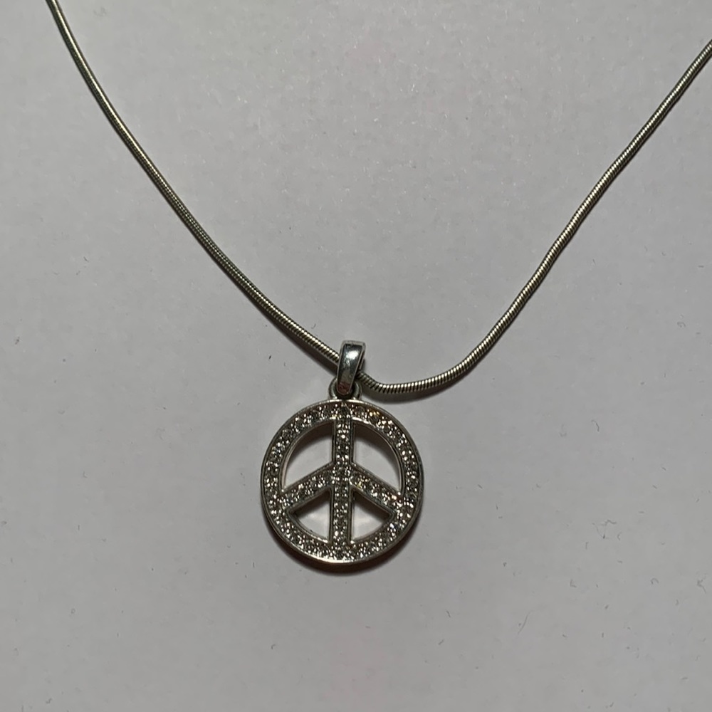 Peace Sign Necklace
